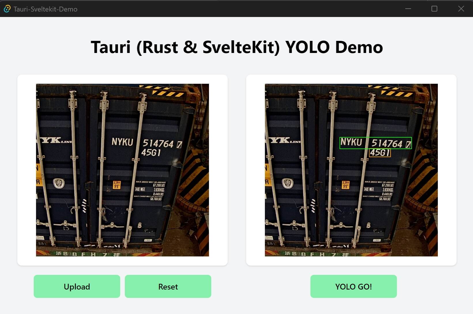 Tauri YOLO App